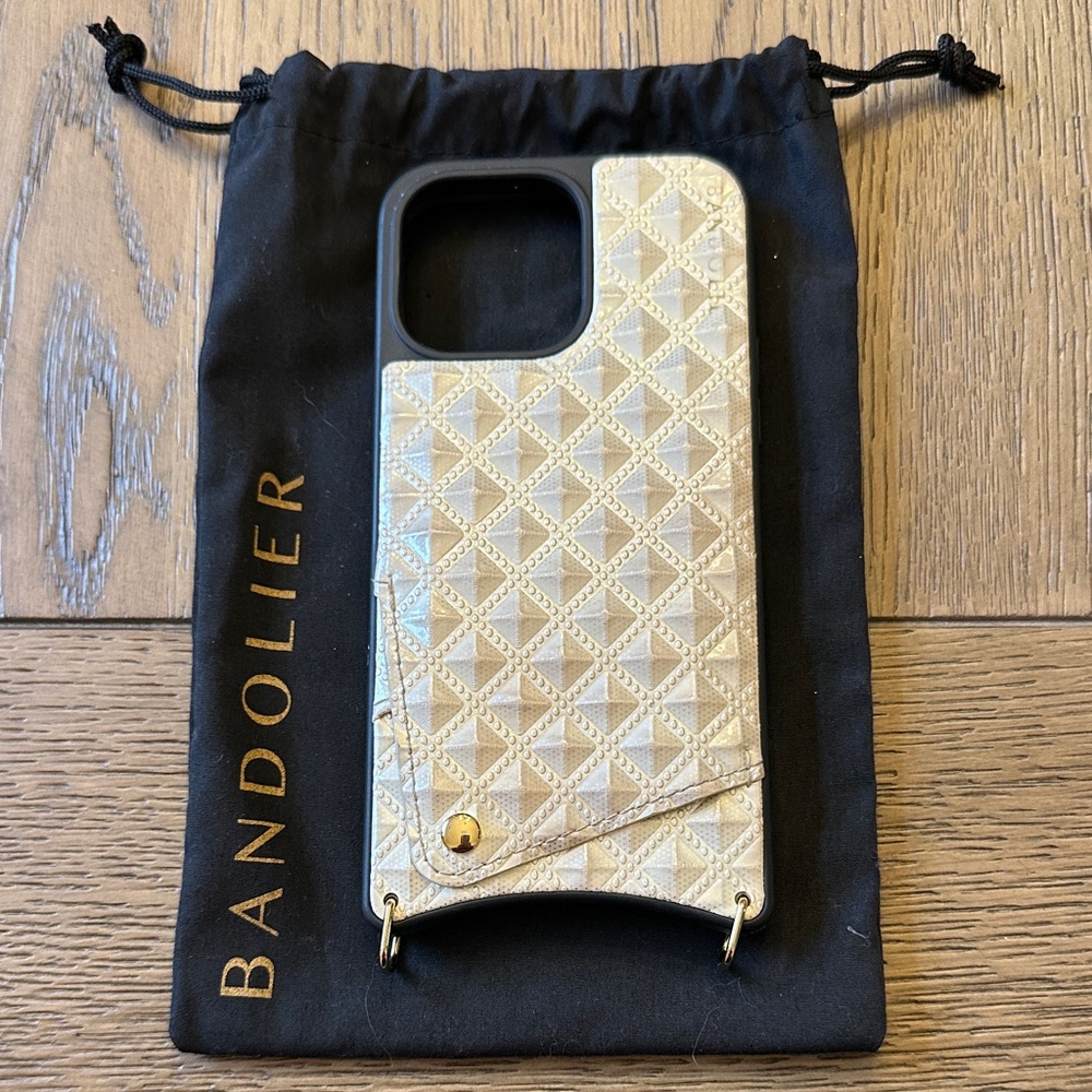 Bandolier Metallic Gold Geometric Phone Case